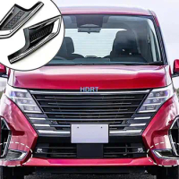 Bumper Decoration Accessories For Nissan Serena C28 2023 + Car Style Front Air Inlet Turbulence Lamp Frame Fog Light Trim Cover