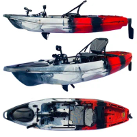 New arrival Sit on top pedal kayak foot drive system kayak de pesca canoe for sale