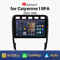 Junsun V1 AI Voice Wireless CarPlay Android Auto Radio for Porsche Cayenne 1 9PA 2002-2010 4G Car Multimedia GPS 2din autoradio