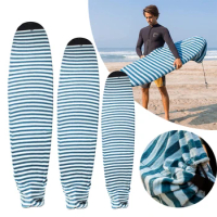 Surfboard Cover Sock 5/6/7" Round Nose Stretch Protective Bag For SkimBoard Bag Surfboard Sock Knit Fabric
