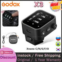 Presale Godox X3 TTL HSS Wireless Flash Trigger OLED Touch Screen for Canon Nikon Sony Fuji Olympus Panasonic