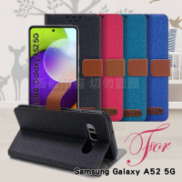 GENTEN for Samsung Galaxy A52 5G 自在文青風支架皮套