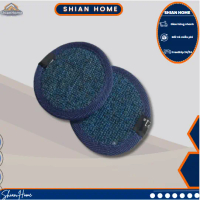 LÓT LY THỔ CẨM - Đế Lót Ly Tròn 2 Lớp Vải Nỉ, Có Lớp Đế Chống Trượt 【HNT】