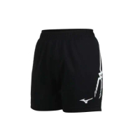 MIZUNO 女排球短褲-台灣製 針織 運動 訓練 三分褲 美津濃 黑白