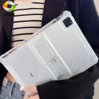 Clear Case with Pen Slot For Samsung Galaxy Tab S9 S8 S7 Plus Ultra S9+ S8+ S7+ S9 S7 FE S6 A7 Lite A8 2022 Transparent Cover
