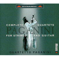 帕格尼尼：吉他四重奏 1~4 Nicolo Paganini: Quartets for Strings and Guitar (complete) (5CD)【Dynamic】