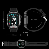 for Motorola Edge 50 Ultra Edge 50 Pro Smart Watch Touch Screen Multi-Sports Modes Dynamic Health Monitor Temperature Tracker