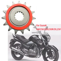 15T Silent Durable Motorcycle Front Sprocket Chain Wheel Front Fly Wheel Pinion For Suzuki GW250 GSX