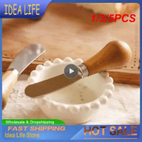 1/3/5PCS Children Kid Cheese Cream Butter Spatula Sandwich Cake Slicer Knife Blade Stainless Steel Baking Tool Kitchen