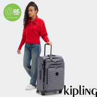 Kipling 經典老花25吋多袋收納行李箱-NEW YOURI SPIN M