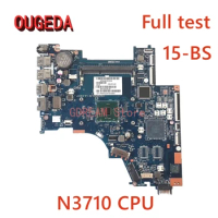 OUGEDA LA-E811P 924754-501 924754-001 924754-601 For HP Pavilion 15-BS Laptop Motherboard DDR3 N3060/N3710 CPU Mainboard