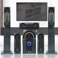 2022 Remote control home theater speaker 5.1 subwoofer BT wireless home theater system