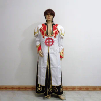 Ragnarok Online High Priest Male Enchanter Halloween Uniform Outfit Cosplay Costume Customize Any Size