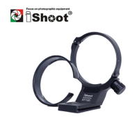 iShoot Lens Collar for Canon RF 100mm f/2.8L Macro IS USM Tripod Mount Ring with Camera Ballhead Quick Release Plate IS-RF100