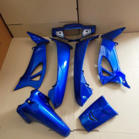 ครึ่งคันหน้า dream 125 กุญแจกลม สีน้ำเงิน ยกชุด7ชิ้น