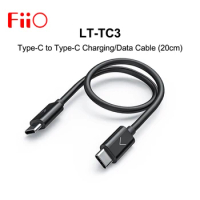 FiiO LT-TC3 20cm Type-C to Type-C Charging Data Audio Cable for Android phone to FIIO Player AMP DAC BTR7 K7 BTR5 K9PRO M11S