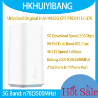 Unlocked HUA WEI 5G CPE Pro H112-370 International Version 2.3Gbps WiFi 6 5G 4G LTE Wireless Router Modem With Sim Card Slot