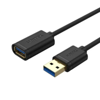 สาย USB 3.0 ตัวผู้ (M) to ตัวเมีย (F) Unitek Y-C457GBK,Y-C458GBK,Y-C459GBK USB 3.0 Extension Cable 1