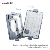 Qianli iSocket for 15 Series Motherboard Test Fixture for iPhone 15/15Plus/15Pro/15ProMax Lcd Board IC Chips Function Tester