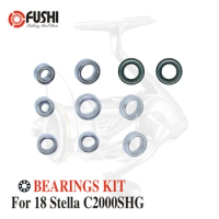 Fishing Reel Stainless Steel Ball Bearings Kit For Shimano 18 Stella C2000SHG / 03799 Spinning reels Bearing Kits