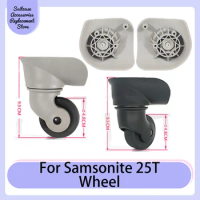 For Samsonite 25T Universal Wheel Replacement Suitcase Rotating Smooth Silent Shock Absorbing Wheels Travel Accessories Wheels