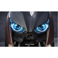 Motorcycle Accessories Headlight Protection Sticker Headlight Sticker for Yamaha Xmax 300 Xmax 250 2017 2018 A