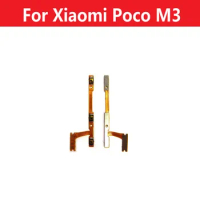 New Power On Off Volume Side Button Key Flex Cable For Xiaomi Poco M3 Replacement Parts