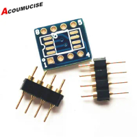 10 pieces 2sop8 gold plated PCB for 2 sop8 single op amp to 1 dip8 Double op amp with pin