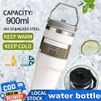 Insulated Vacuum Tumbler 900ML Coquette Tahan Dingin Termos es Batu Stainless Steel Coffee Mug Bottl