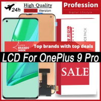 AMOLED Display Replacement for OnePlus 9 Pro,LCD Touch Screen Digitizer Assembly Repair Parts,Best Quality 6.7''