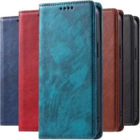 Luxury Strong Magnetism Case For OPPO Realme 5 5S 5i 6i 6 6s 7 7i 8 9 9i 10 11 Pro Plus 5G Card Slots Wallet Phone Cover D21G