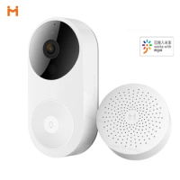 Xiaomi Smart Video Doorbell D1 Visual Intercom AI Face Detection HD Night Vision Wireless Home Security Camera Work Mijia App