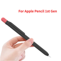 Magnetic Silicone Pen Holder for Apple Pencil 1st Gen Contrasting Color Pencil Protective Case for Apple Pencil 1st Accessories