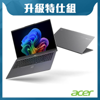 Acer 宏碁 Swift Go SFG16-61-R9T6 16吋AI 輕薄特仕筆電(Ryzen Al 7 350/32GB/1TB+2TB SSD/2.8K/OLED/Win11)