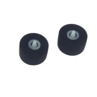 12.5x6x1.5mm Tape Recorder Rubber Wheel Pulley Pinch Roller Car Radio, Repeater