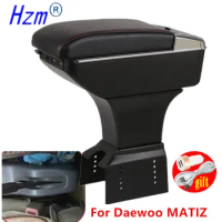 For Daewoo MATIZ Armrest Box For Daewoo MATIZ I Car Armrest Interior Parts Center Storage box with USB LED light