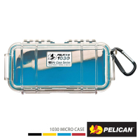 美國 PELICAN 1030 Micro Case 微型防水氣密箱 透明-藍色