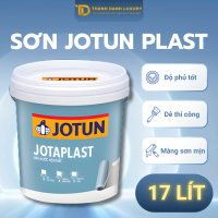Sơn Nội Thất Jotun Jotaplast 17L Màu Trắng Và Siêu Trắng Màng Sơn Mờ Độ Phủ Cao Chống Nấm Mốc Dễ Thi