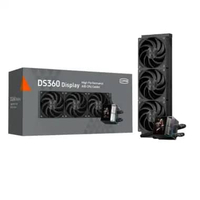 PCCooler DS360 Display AIO CPU Cooler 360mm Water Cooling AM5 LGA 1700 Cooler Komputer Black | White