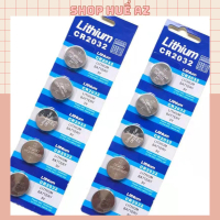 2 Vĩ Pin Cúc Áo CR2032 Lithium 3V (Vỉ 5 Viên) Dùng Cho Remote Smartkey Xe Máy