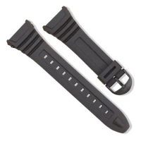Silicone Watch Band Stainless Steel Pin Buckle Watchband for Casio W-96H Sports Men Women Strap Bracelets
