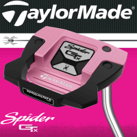【TaylorMade】Spider GTX 胭脂粉 或 冰河藍 彎管 推桿(Taylormade GTX 女用推桿)