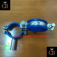 clamp holder pipa Stainless 304 uk 1/2" , 3/4” , 1” , 1 1/2" , 2” , 2 1/2" , 3” , 4” inchi - clamp p
