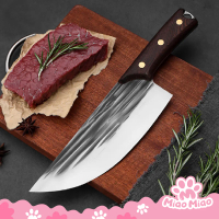 Miao Miao - Tipe C - Pisau Dapur Pemotong Daging & Sayur Model Tajam - Chef Knife Stainless Steel - 