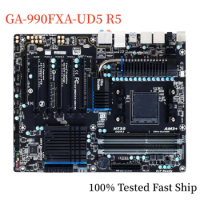 For Gigabyte GA-990FXA-UD5 R5 Motherboard 32GB Socket AM3+ DDR3 ATX Mainboard 100% Tested Fast Ship