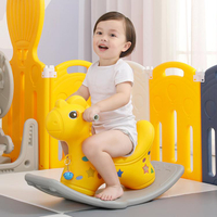 樂天優選~搖搖馬女寶寶一周歲生日禮物小木馬椅二合一嬰兒兒童玩具車幼兒園-青木鋪子