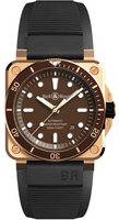 Bell &amp; Ross 柏萊士  DIVER 青銅 限量 潛水機械腕錶(BR0392-D-BR-BR/SCA)-42mm-咖啡面皮革【刷卡回饋 分期0利率】