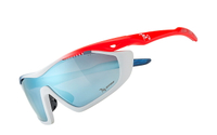 《720armour》運動太陽眼鏡 B355G-9 消光深灰藍/消光螢桔紅與消光白