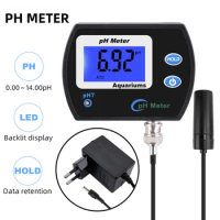 Portable PH Meter Tester Accurate Digital Pen PH-990 Pocket Aquarium Wine Urine LCD PH Test with Large Screen
