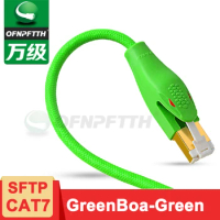 CAT7A Patch Cable 8P8C Gold-plated RJ45 Connector SSTP Lan Cable